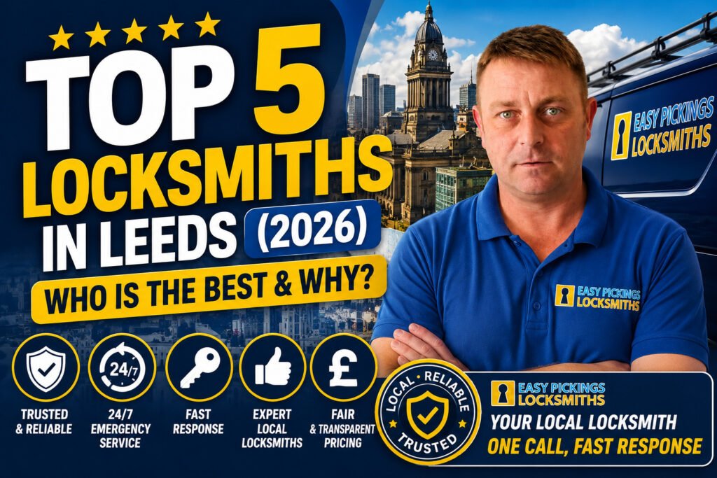 Top 5 Locksmiths in Leeds